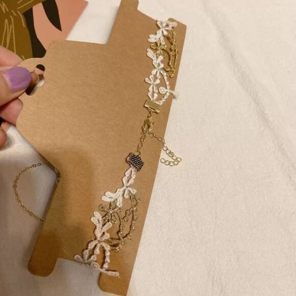 NWOT Lolita Marie Antoinette Choker Collar Necklace AB Crystal - Picture 3 of 4